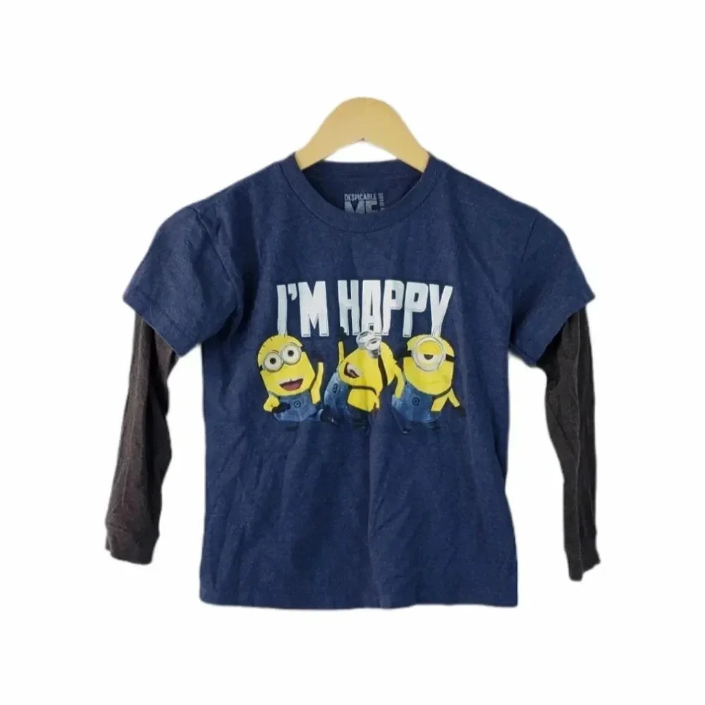 Despicable Me I'm Happy Minion Shirt XS